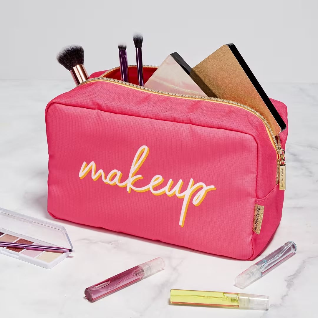 Tartan + Twine Fun With Color 3 Piece Cosmetic Bag Set