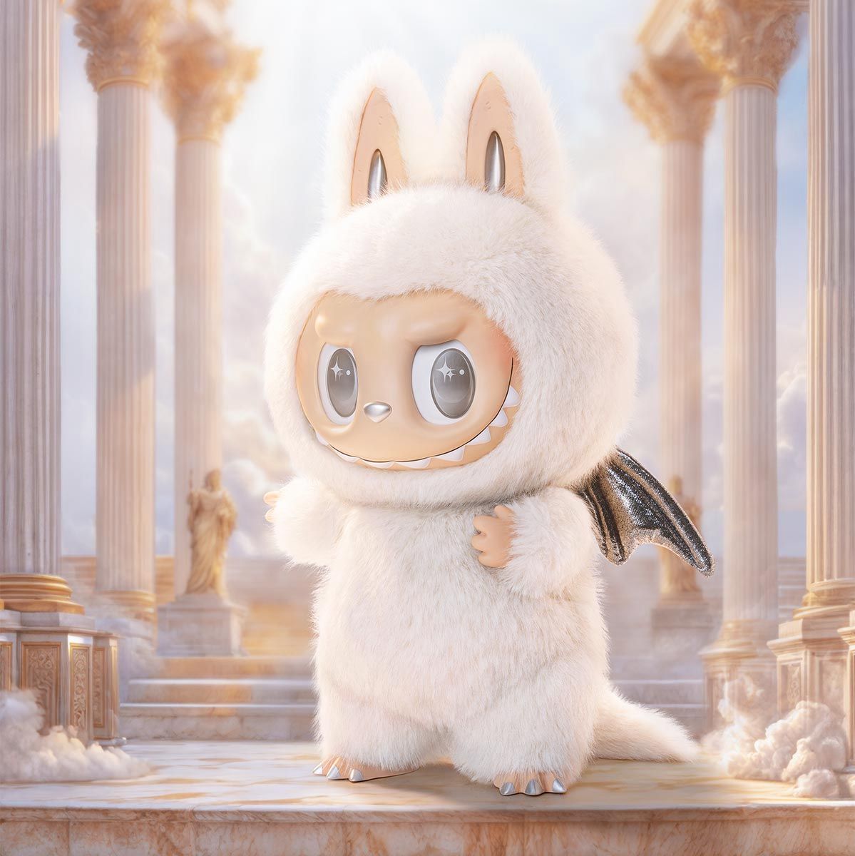 Pop Mart Labubu "Zimomo” Angel in clouds
