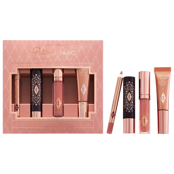 Charlotte Tilbury PILLOW TALK ICONIC LIP AND CHEEK KIT - PILLOW TALK MEDIUM