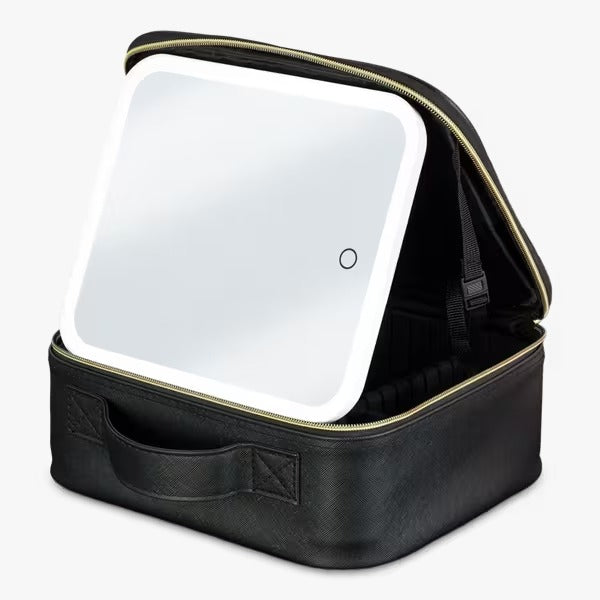 iHome Makeup Case with LED Portable Lighted Vanity Mirror