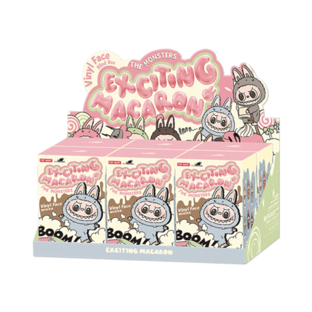 Caja 6 Piezas Pop Mart Labubu Exciting Macaron - Original