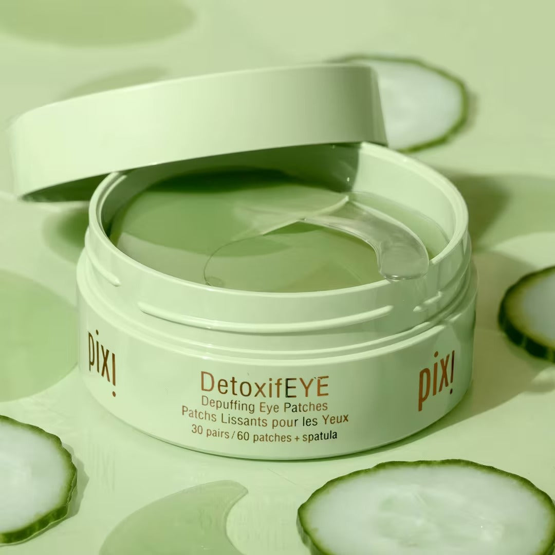 Pixi DetoxifEYE Depuffing Eye Patches with Caffeine and Cucumber