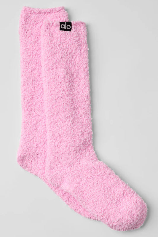 Alo Yoga Plush Lush Sock - Sweet Pink