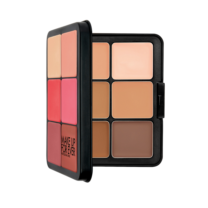 MAKE UP FOREVER HD SKIN FACE ESSENTIALS PALETTE WITH HIGHLIGHTERS